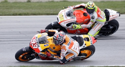 Marc Marquez e Andrea Iannone (LaPresse) Marc Marquez e Andrea Iannone (LaPresse)
