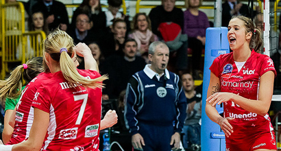 Volley, Champions donne: Busto Arsizio show, Dinamo Mosca travolta Volley, Champions donne: Busto Arsizio show, Dinamo Mosca travolta