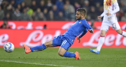 Insigne in gol (LaPresse)