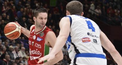 Basket, Serie A: Milano piega Brescia, Reggio Emilia espugna Venezia