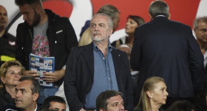 De Laurentiis non ci sarà col Bologna, domenica vola in Cina
