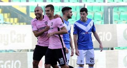Serie B: il Palermo vince e va da solo in vetta, Pro Vercelli ok nello scontro salvezza