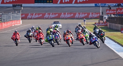 Partenza GP Giappone foto MotoGP.com Partenza GP Giappone foto MotoGP.com