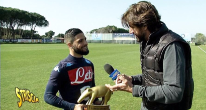 Napoli, Tapiro d'oro a Lorenzo Insigne