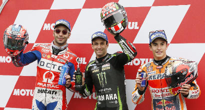 Petrucci-Zarco-Marquez, ANSA