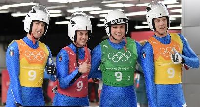 SLITTINO, ITALIA QUINTA NELLA STAFFETTA A SQUADRE