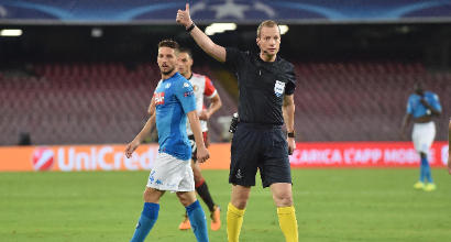 Champions Roma con lo Shakhtar arbitra lo scozzese Collum