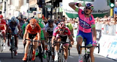 Pippo Pozzato a Lissone, foto dal Facebook ufficiale della Lampre-Merida Pippo Pozzato a Lissone, foto dal Facebook ufficiale della Lampre-Merida