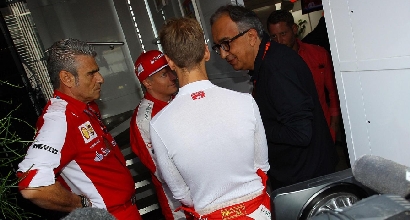 Marchionne e Arrivabene (LaPresse)