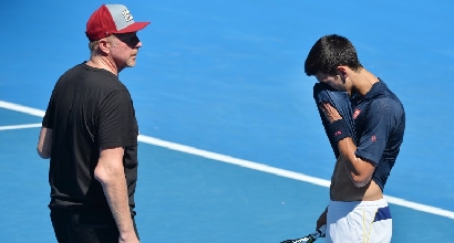 Becker-Djokovic, Afp