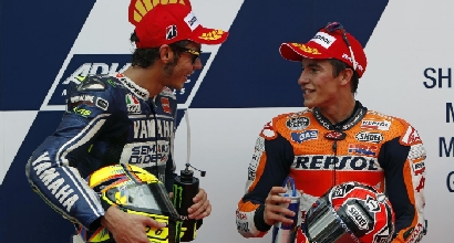 Rossi e Marquez (LaPresse) Rossi e Marquez (LaPresse)