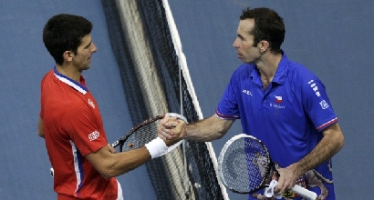 Djokovic-Stepanek, Foto Reuters Djokovic-Stepanek, Foto Reuters