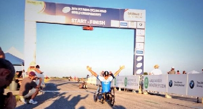 Mondiali Paraciclismo: Zanardi fa il bis, oro nella crono Mondiali Paraciclismo: Zanardi fa il bis, oro nella crono