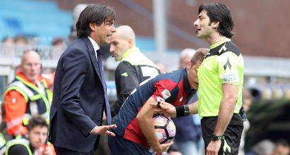 Lazio, Inzaghi: "Penalizzati dall'arbitro"