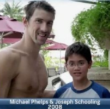 100 FARFALLA UOMINI - PHELPS SI INCHINA A SCHOOLING