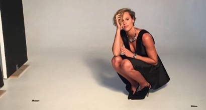 Federica posa per Grazia