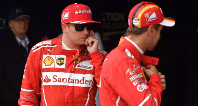 Raikkonen-Vettel, AFP