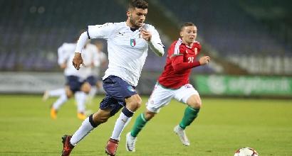 Amichevole, Under 21: Cutrone-Chiesa show, 6-2 all'Ungheria