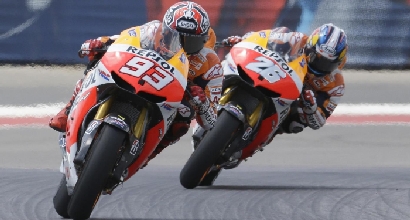 Marquez e Pedrosa (LaPresse) Marquez e Pedrosa (LaPresse)