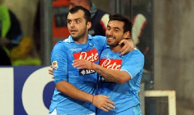 Lavezzi e Pandev (LaPresse) Lavezzi e Pandev (LaPresse)