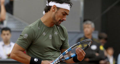 Fognini, Foto LaPresse