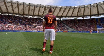 Totti, foto Lapresse