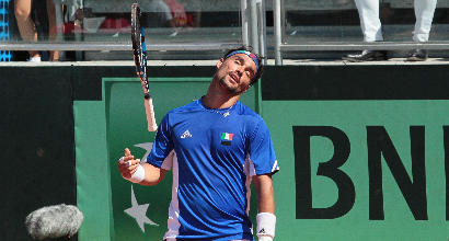 Tennis: Fognini ko, niente Davis. Al suo posto Giannessi