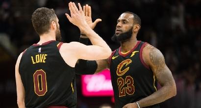 Nba, super LeBron trascina i Cavaliers. Belinelli protagonista con Philadelphia