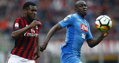 Serie A: Koulibaly squalificato per una giornata