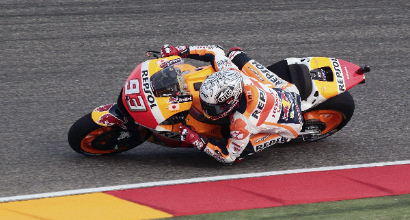 MotoGP ad Aragon, Rossi: "Contento, riesco a guidare forte"