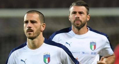 Barzagli e Bonucci, foto Lapresse