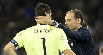 Buffon e Allegri (Ansa)