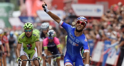 Vuelta 2014, 8a tappa: Bouhanni brucia tutti e fa bis Vuelta 2014, 8a tappa: Bouhanni brucia tutti e fa bis