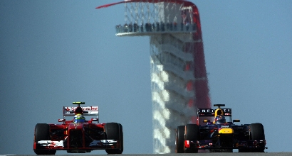 Ferrari vs Red Bull Austin foto Reuters Ferrari vs Red Bull Austin foto Reuters