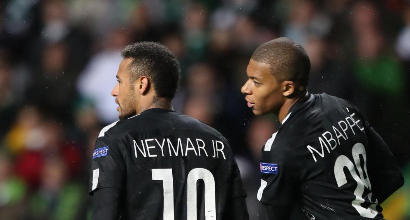 Neymar-Mbappé (LaPresse)