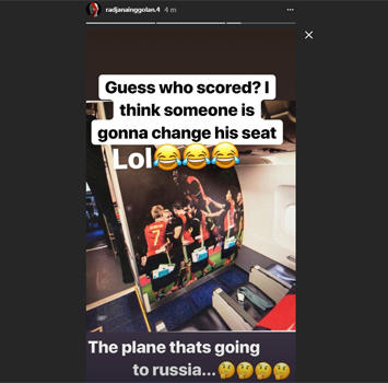 Belgio, la foto di Nainggolan sull'aereo per la Russia: "Penso che qualcuno cambierà il suo posto..."