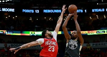 Nba, playoff: Golden State e Houston con un piede in finale di Conference