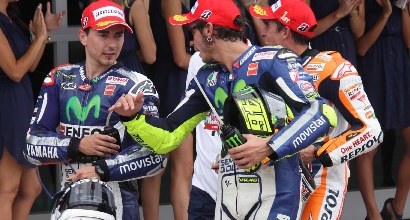 Rossi e Lorenzo, foto IPP