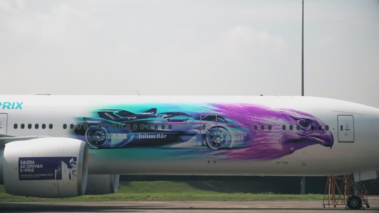 Saudia, livrea per la Formula E