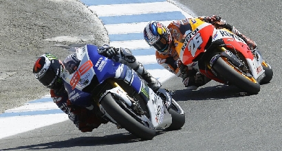 Lorenzo e Pedrosa (LaPresse) Lorenzo e Pedrosa (LaPresse)