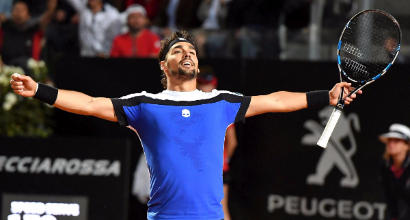 Fognini, Foto Ansa
