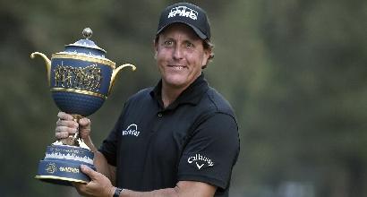 Golf: leggenda Mickelson, trionfo in Messico