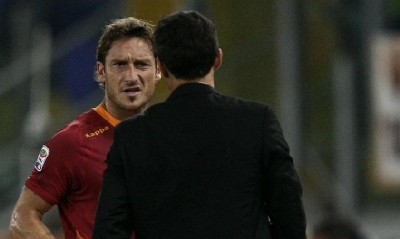 Totti e Luis Enrique (LaPresse) Totti e Luis Enrique (LaPresse)