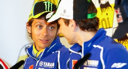 Rossi e Lorenzo foto MotoGP.com Rossi e Lorenzo foto MotoGP.com