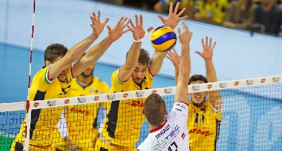Volley, SuperLega: Modena col fiatone, Molfetta ko al tie-break