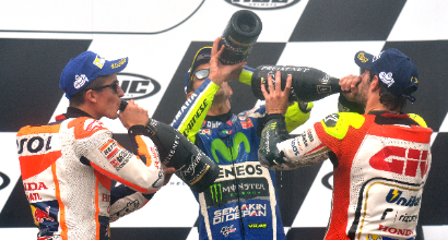 MotoGP a Brno, Rossi: "Gomme? Anche fortuna"