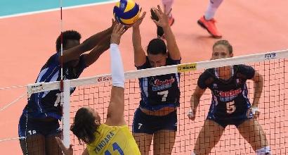 Volley, World Grand Prix 2017: beffa Italia, battuta in finale dal Brasile