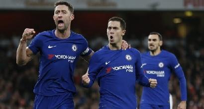 Premier: l'Arsenal riprende il Chelsea al 92' e finisce 2-2