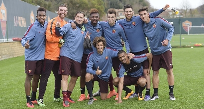 Spalletti-Totti, foto Lapresse