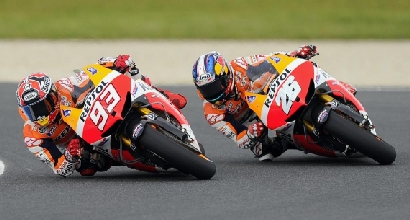 Marquez e Pedrosa (LaPresse) Marquez e Pedrosa (LaPresse)